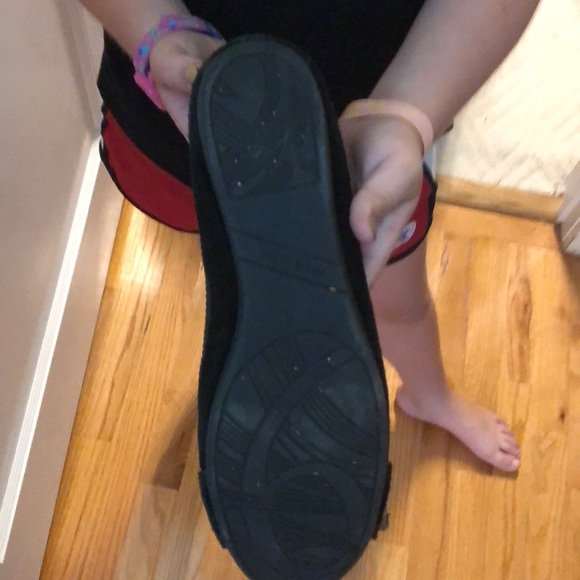 Black suede flats - Picture 4 of 4